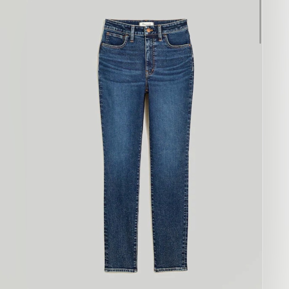 NWT Madewell Curvy Roadtripper Authentic Skinny Stretch Jeans 32T Litchfield